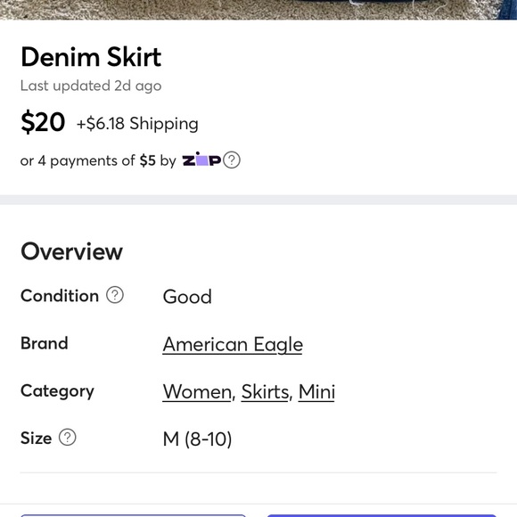 denim midi skirts - Picture 9 of 15